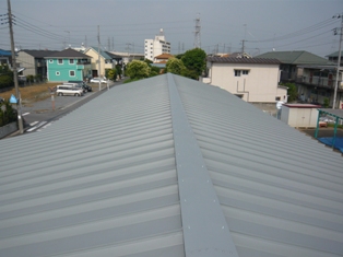 遮熱塗装屋根1
