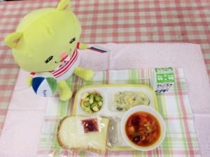 本日の給食の写真