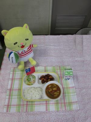 本日の給食の写真