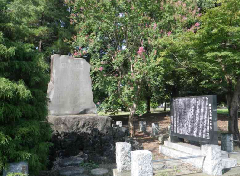 権田麦翁碑の写真