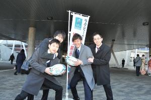 RWC2019日本大会公式ボールと写真を撮ろう