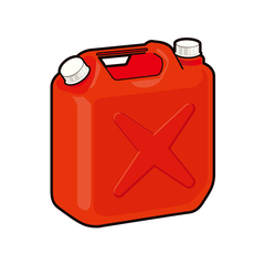 灯油ポリかんのイラスト