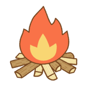 焚き火イラスト