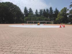 じゃぶじゃぶ池タイル