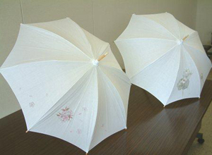 熊谷染日傘写真