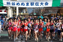 中学女子・一般女子の部スタート！