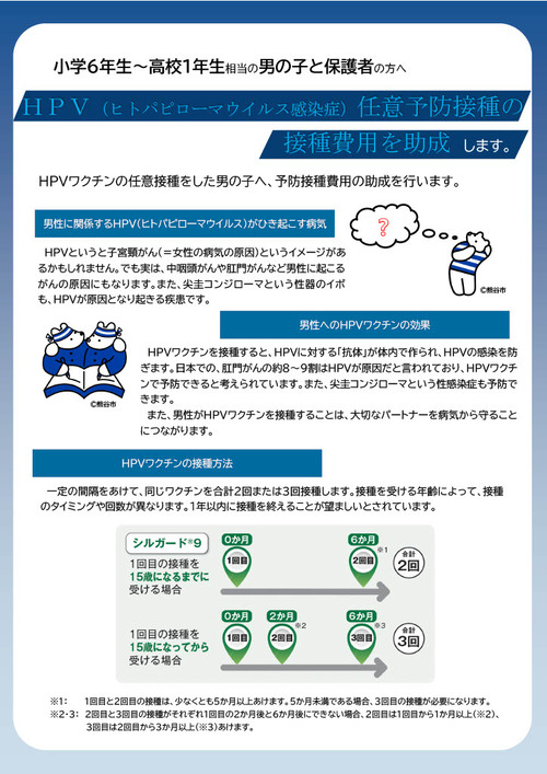 R8男子HPVリーフレット(表)