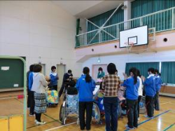 熊谷支援学校との交流会の様子1