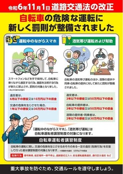 道路交通法改正案内（裏）