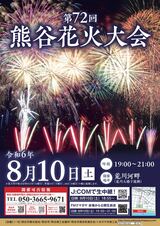 熊谷花火大会のポスター