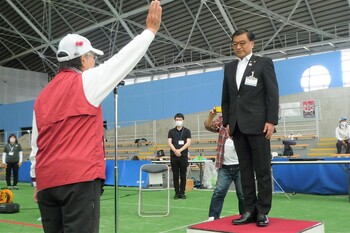 選手宣誓の様子