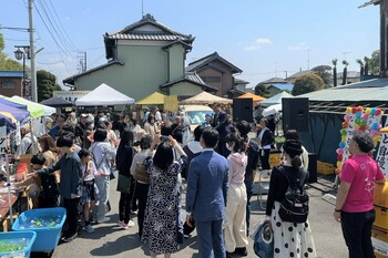 挨拶をする市長