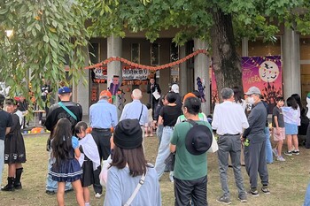 挨拶をする市長