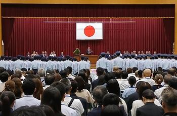 式典の様子