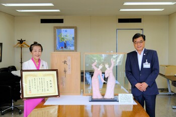 木暮照子様と市長