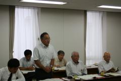 蒲郡市議会経済委員長挨拶の写真