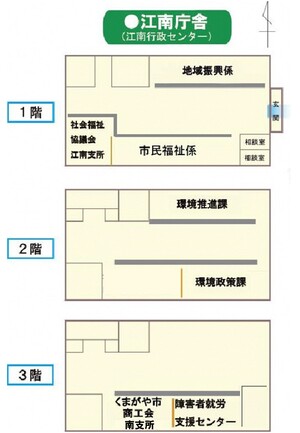 江南行政センター1・2・3階