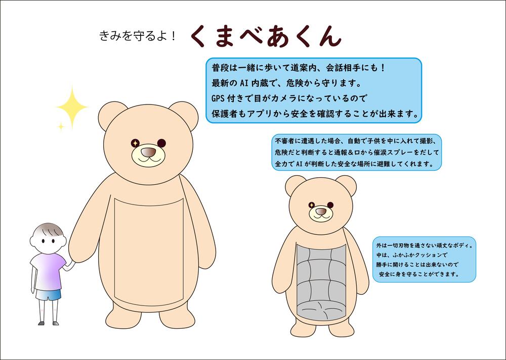 「きみを守るよ！くまべあくん」