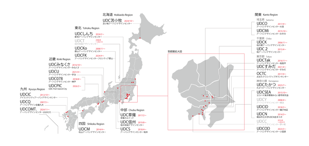 全国のUDC