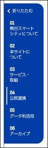 サイドメニュー